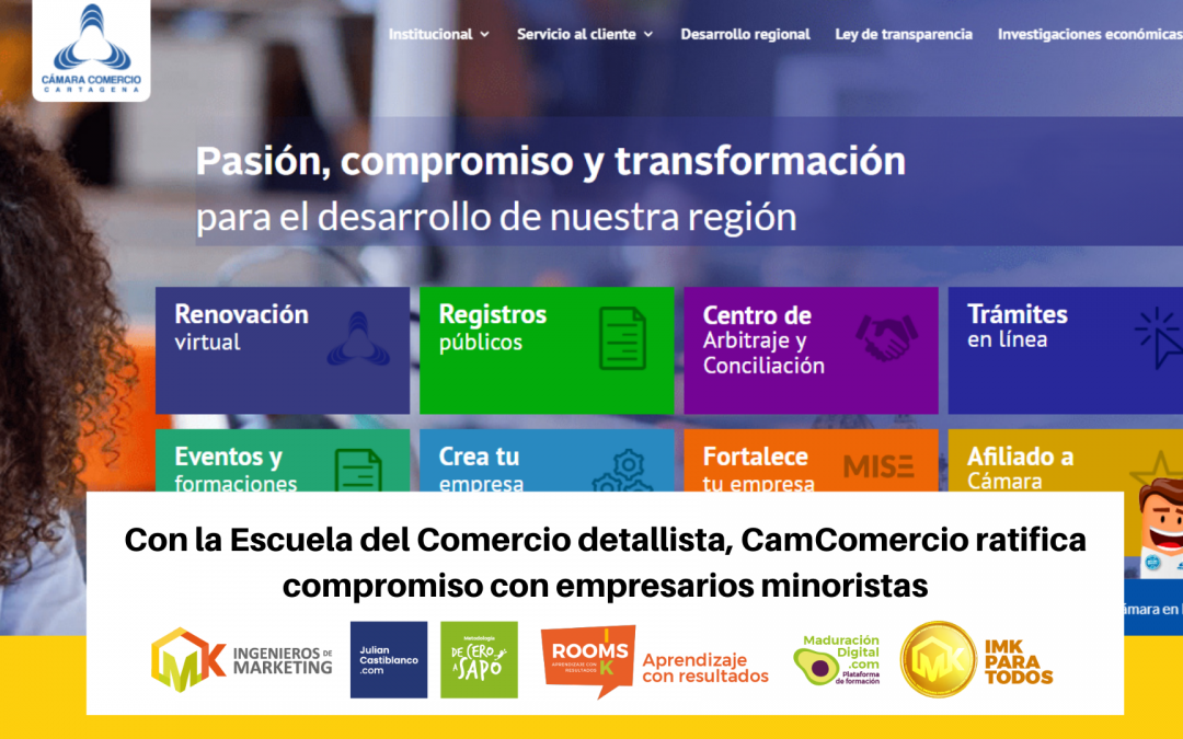 Con la Escuela del Comercio detallista, CamComercio ratifica compromiso con empresarios minoristas