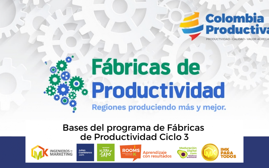 Bases del programa de Fábricas de Productividad Ciclo 3