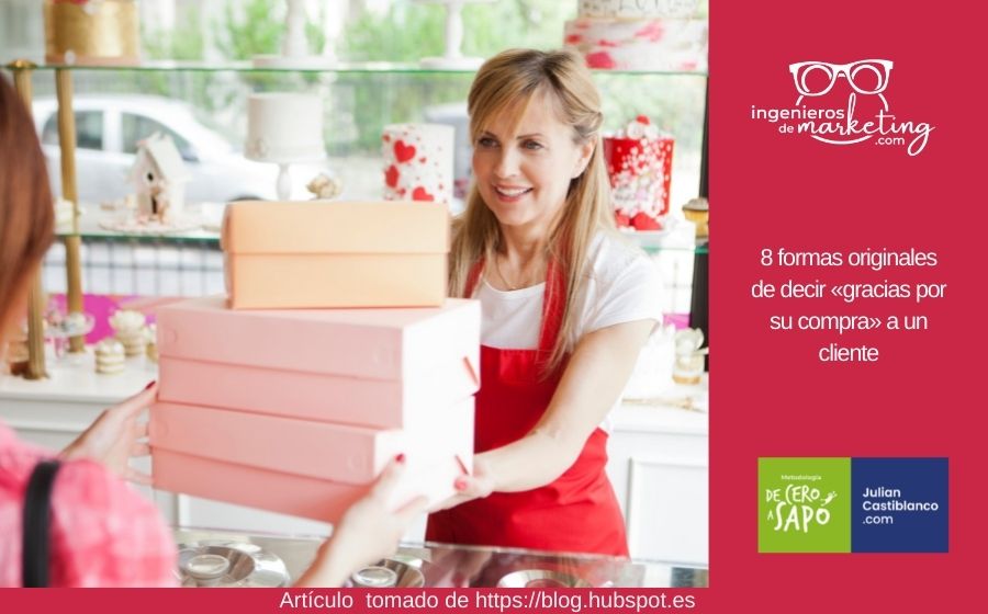 8 formas originales de decir «gracias por su compra» a un cliente