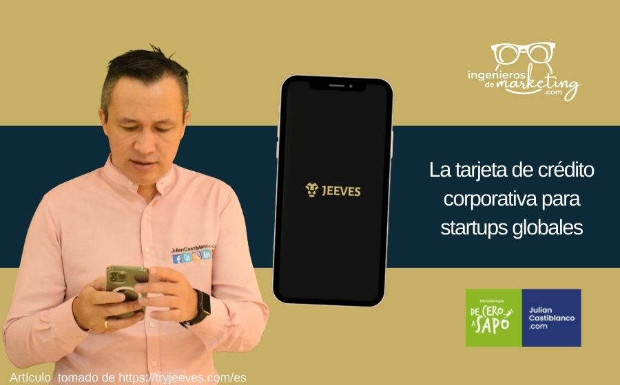 La tarjeta de crédito corporativa para startups globales.