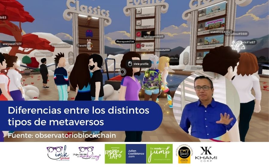 Diferencias entre los distintos tipos de metaversos