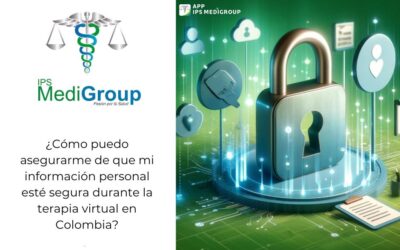 ¿Cómo puedo asegurarme de que mi información personal esté segura durante la terapia virtual en Colombia?