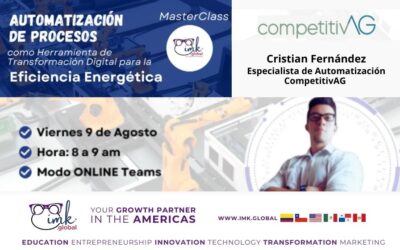 MasterClass Automatización de procesos: como Herramienta de Transformación Digital para la Eficiencia Energética