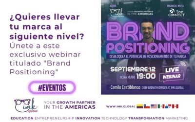 ¿Quieres llevar tu marca al siguiente nivel? Únete a este exclusivo webinar titulado «Brand Positioning»