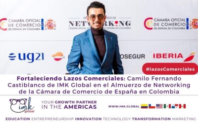 Fortaleciendo Lazos Comerciales: Camilo Fernando Castiblanco de IMK Global en el Almuerzo de Networking de la Cámara de Comercio de España en Colombia
