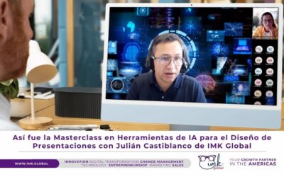 Así fue la Masterclass en Herramientas de IA para el Diseño de Presentaciones con Julián Castiblanco de IMK Global